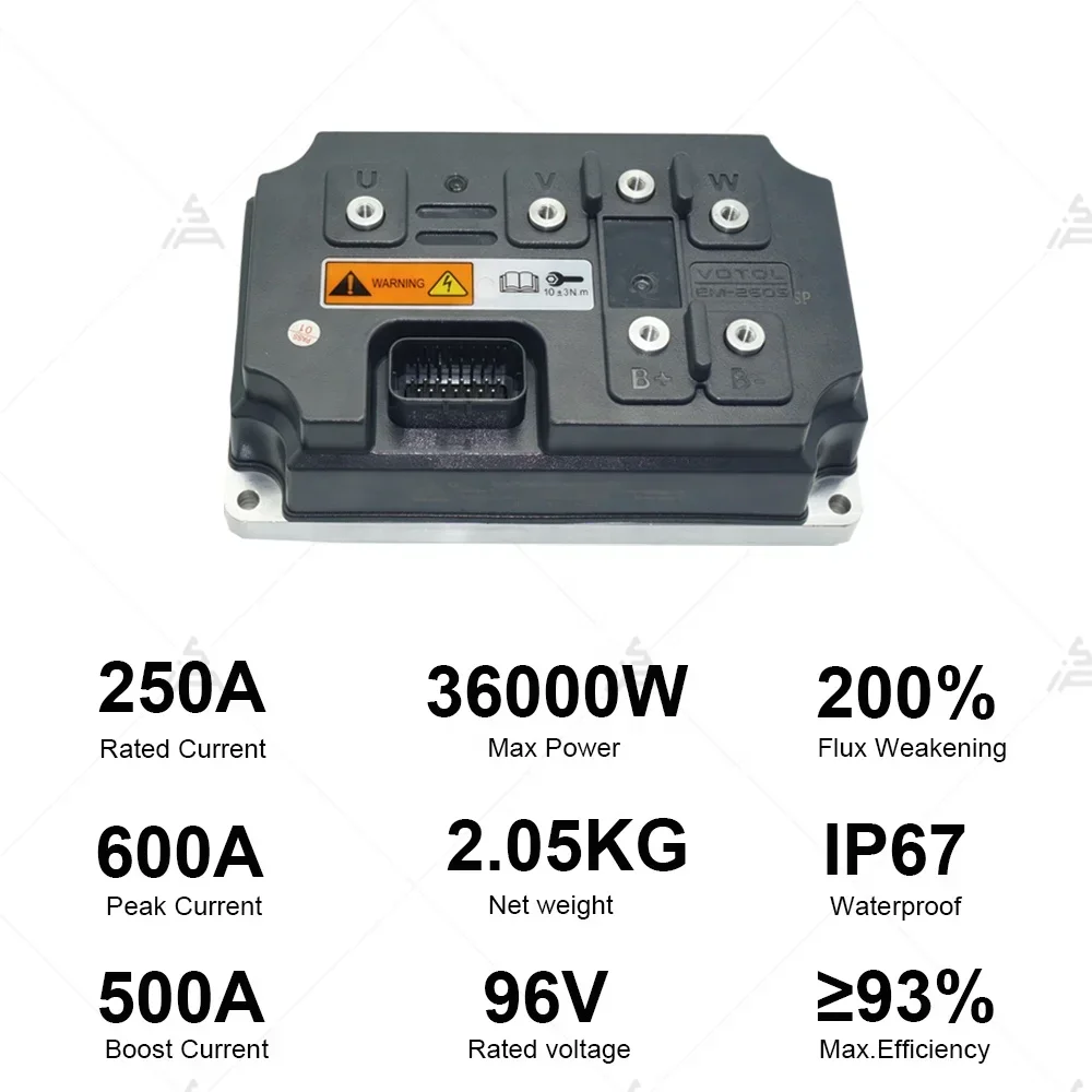 Gold SellerVotol EM260SGTP-CAN - Programmable Bldc Motor Controller 96V ulasan dan harga